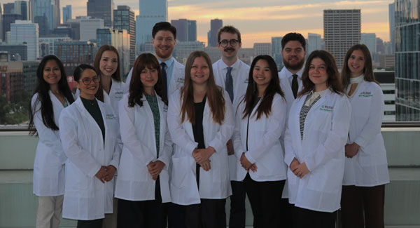 PGY1 class of 2026: Alexis, Joelys, Taylor, Karol, Adrian, Damaris, Garrett, Ashley, Parker, Elma, and Alyssa