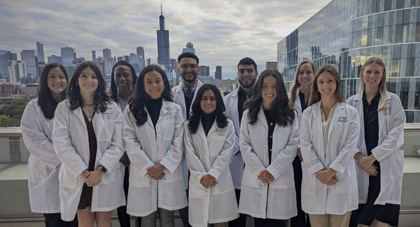 PGY1 Class of 2027: Jess, Bella, Miki, Victoria, Akrum, Mansi, Jason, Ashley, Lauren, Alyssa, and Kayley