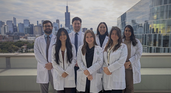 PGY2 Class of 2027: Cameron, Lexi, Adrian, Damaris, Rhiann, Elma, and Joy