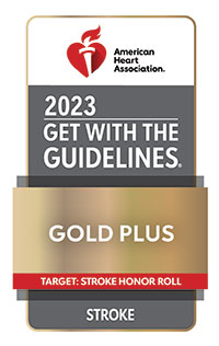 Get With The Guidelines 2023 Gold Plus Stroke logo