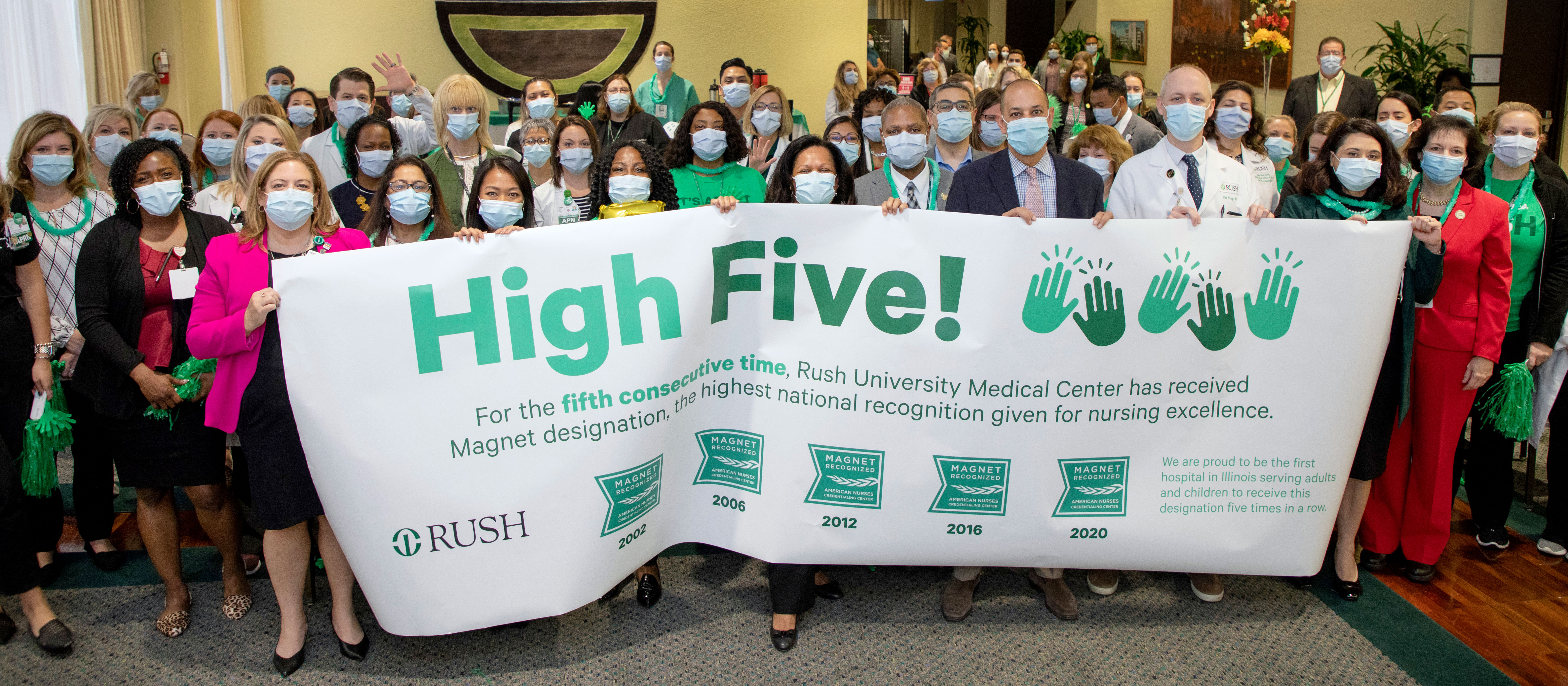 Rush Medical Center Received Its Fifth ANCC Magnet Designation in October 2020