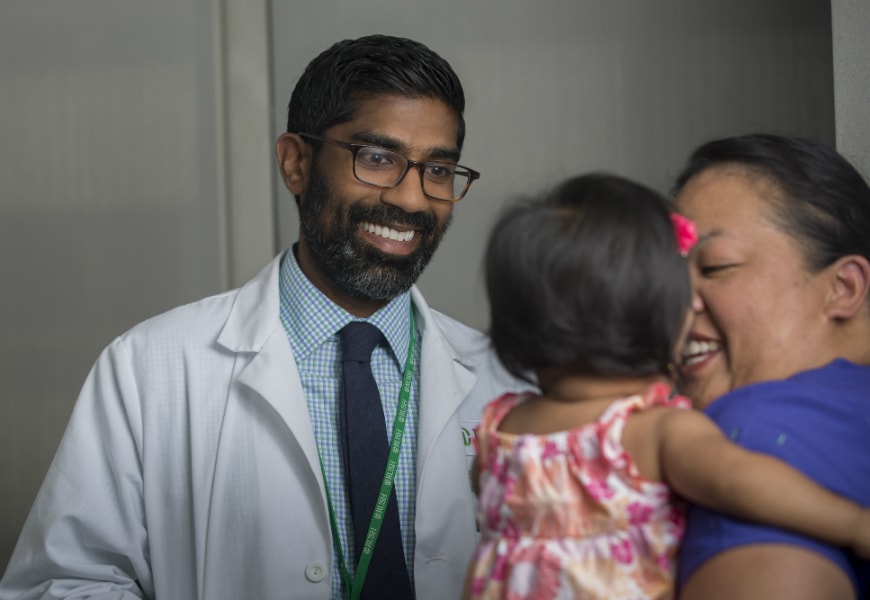 Pediatric gastroenterologist Anil Kesavan, MD
