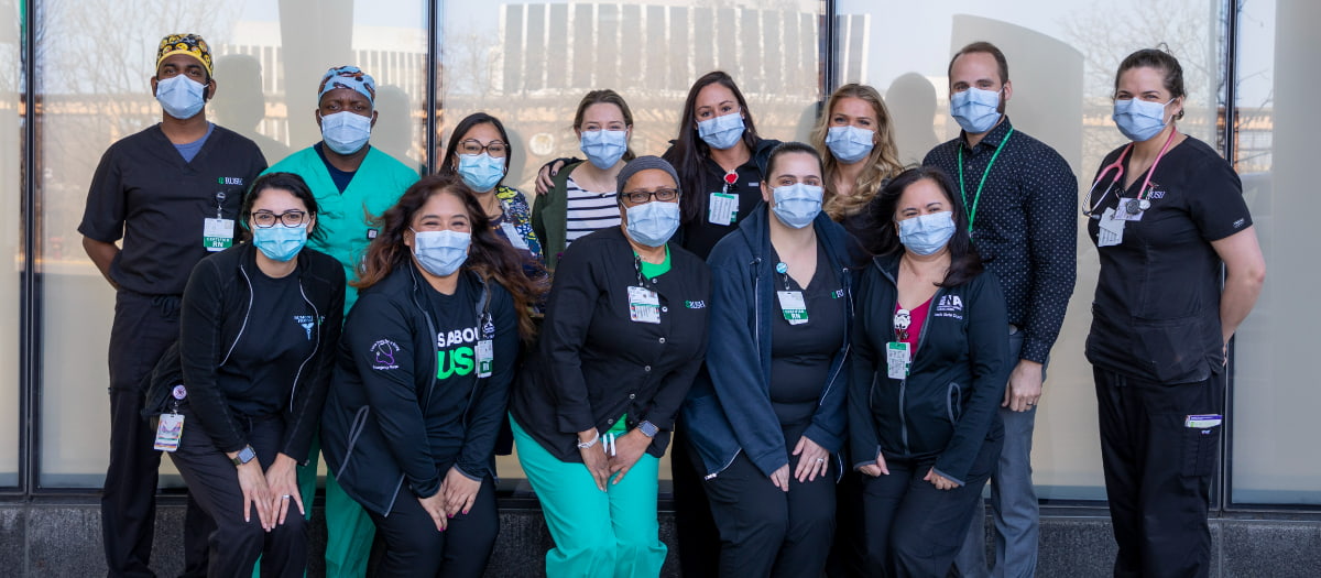 Group photo of Rush nurses