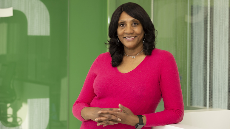 Eunice Reed poses for a photo.