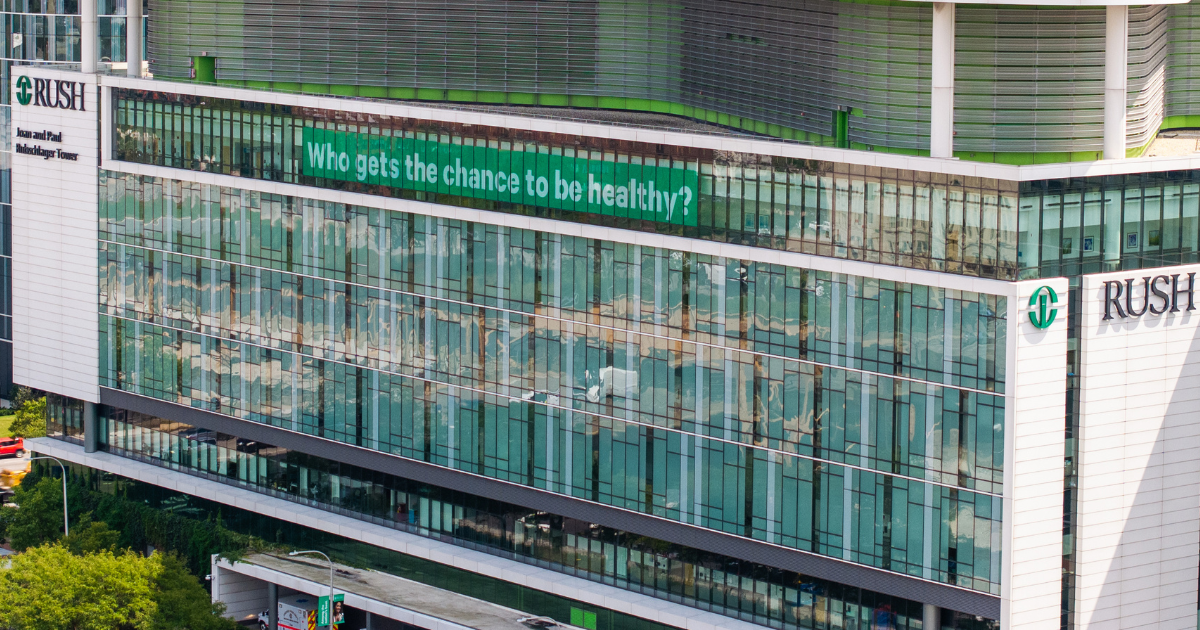 Rush Tower Sign Starts a Conversation: Who Gets the Chance to Be ...