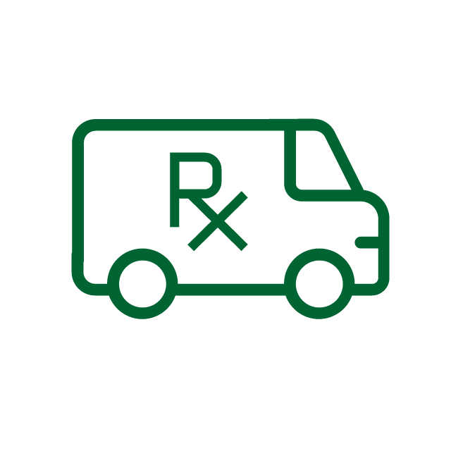 Pharmacy delivery icon