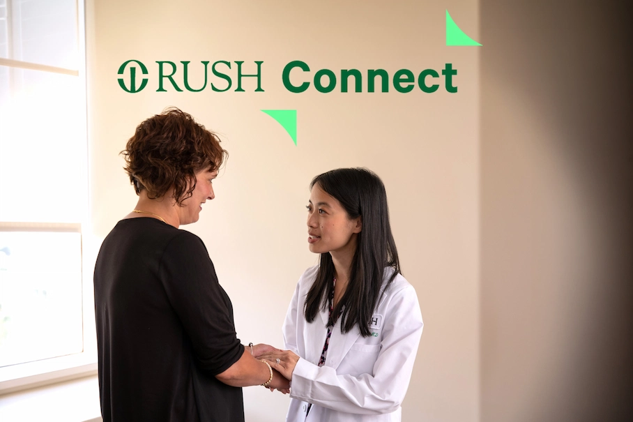 Dr. Audrey Kam with a patient