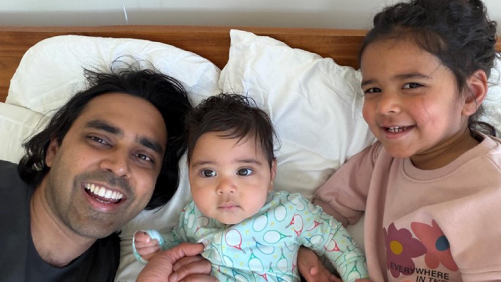 Arjun Dayal, MD, and children