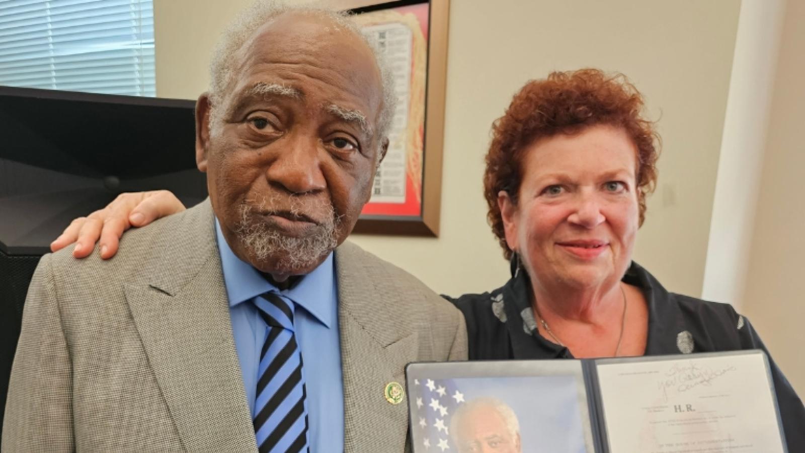 Representative Davis with Robyn Golden