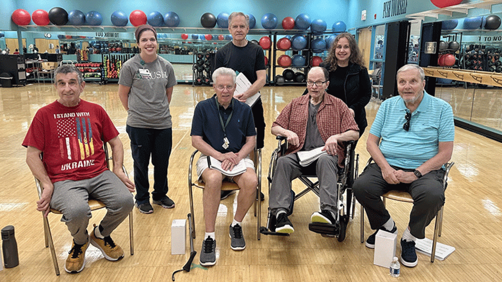 Participants in the LOUD Crowd program exercise their voices.