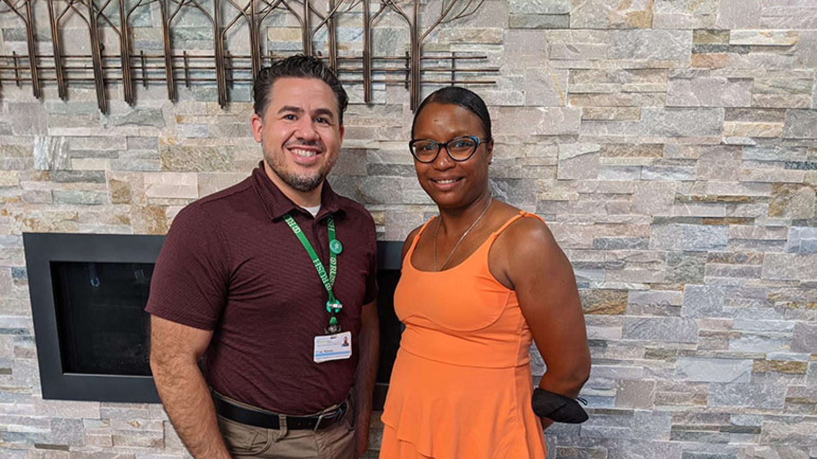 Omar Ramos and Kristina Lubic