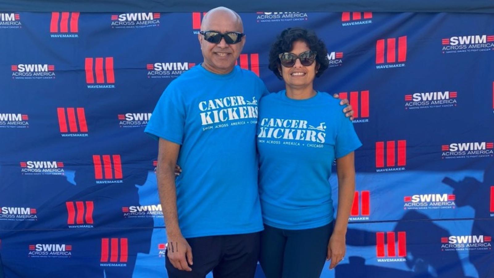 Ganesh Pai at Swim Across America