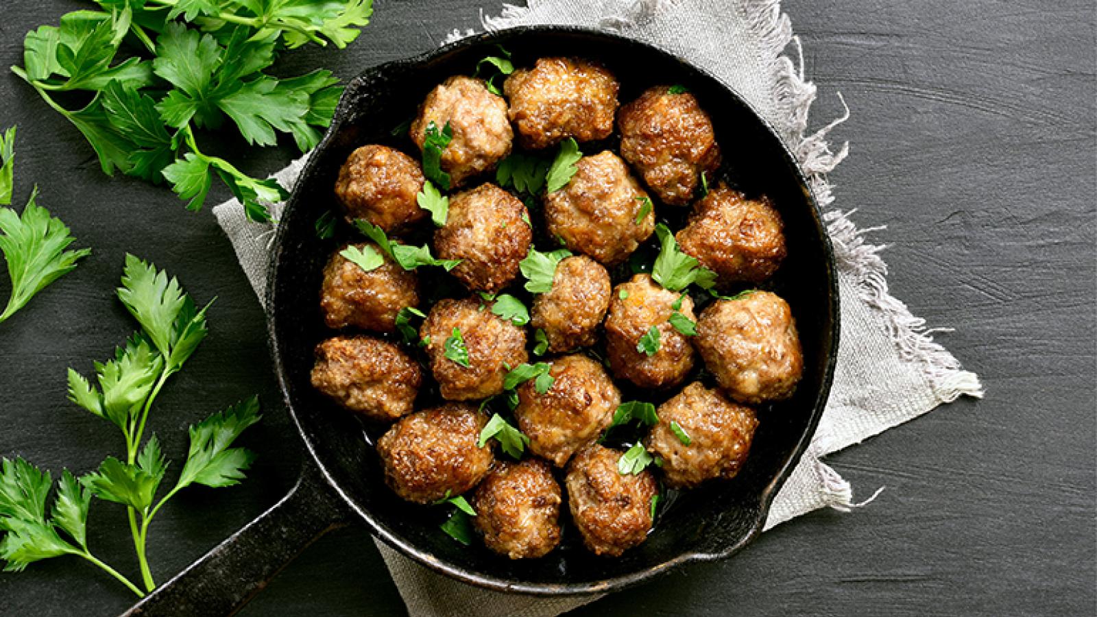 Veggie meatballs