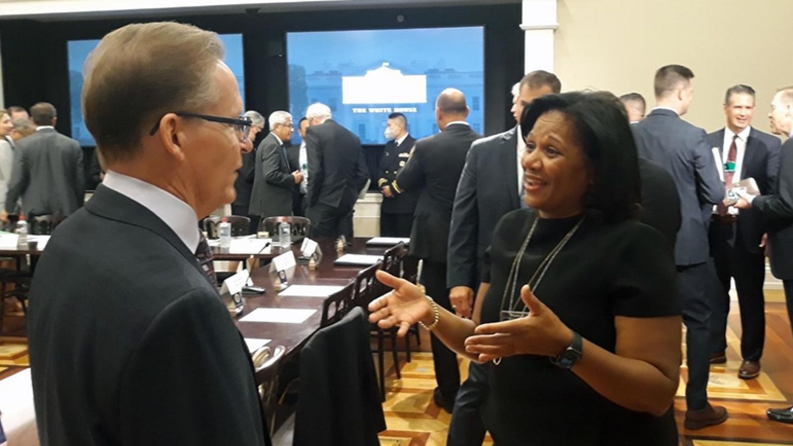 Angelique Richard at D.C. climate event