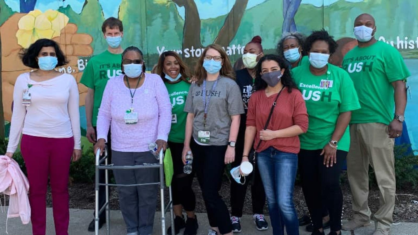 CHEE volunteers posing as a group
