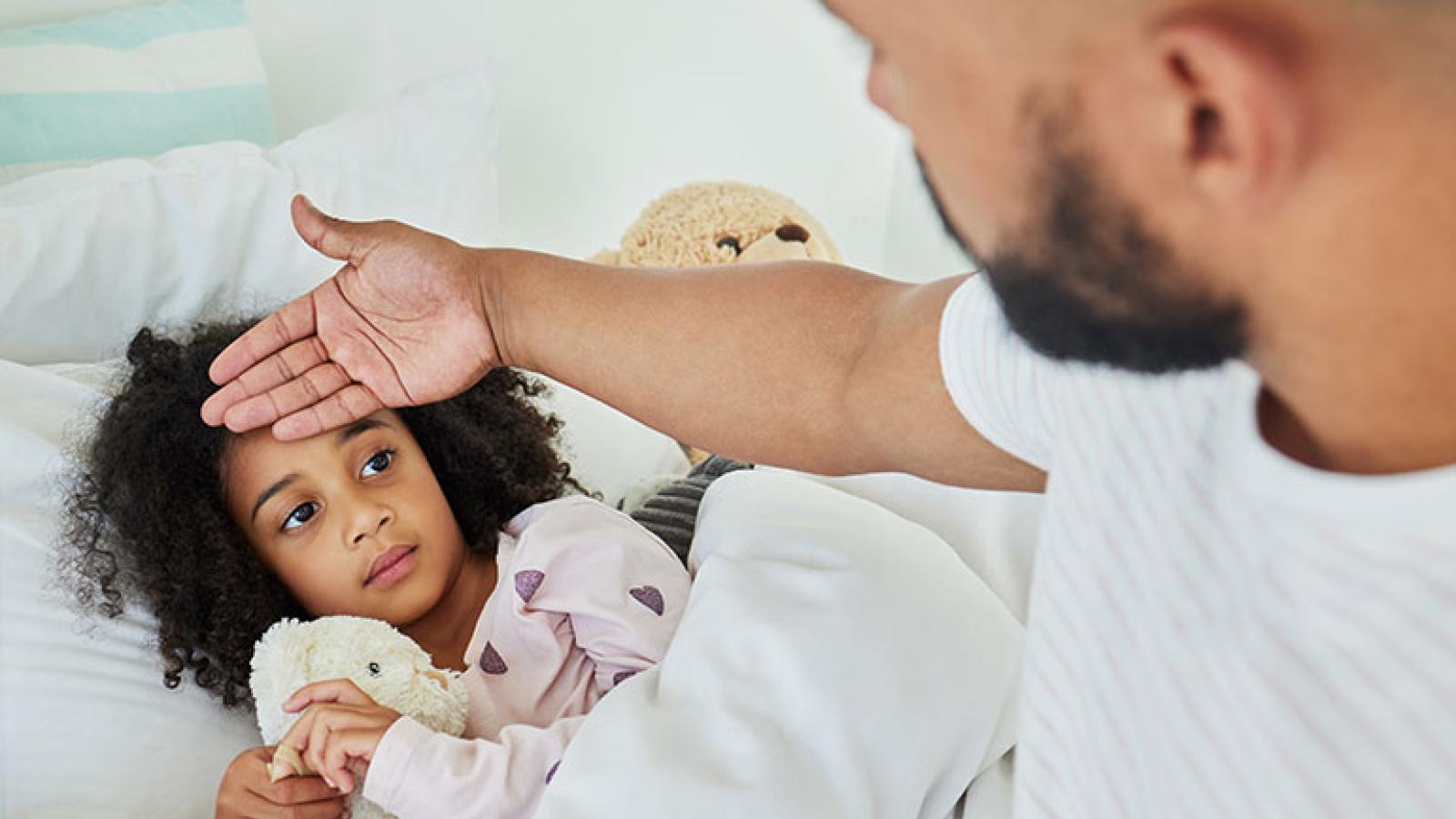 Father will sick child