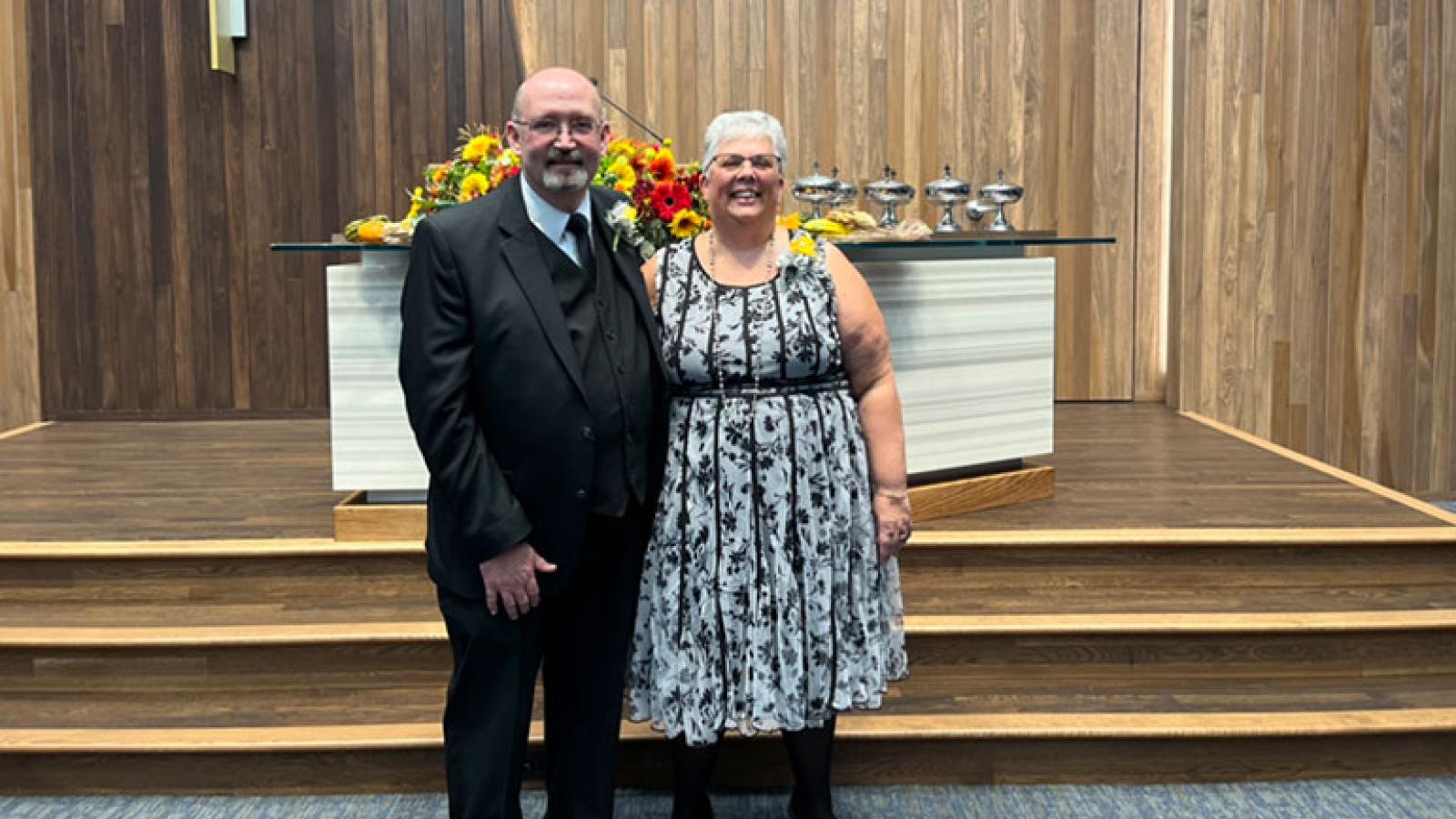 Donna Hensel and her husband