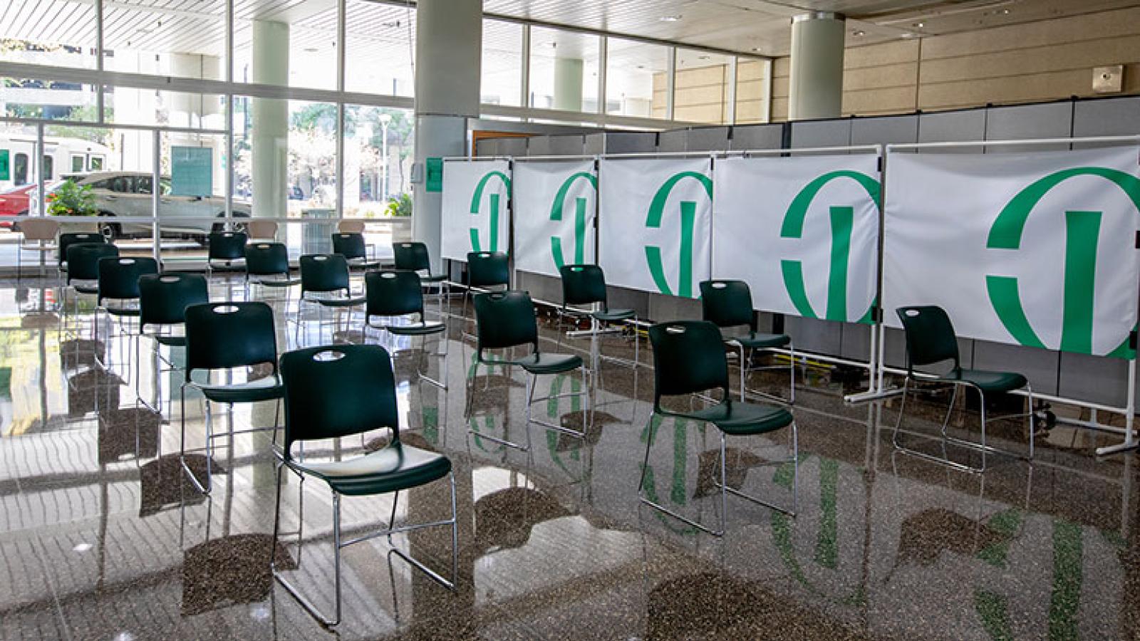 Employee vaccine clinic at Rush University Medical Center
