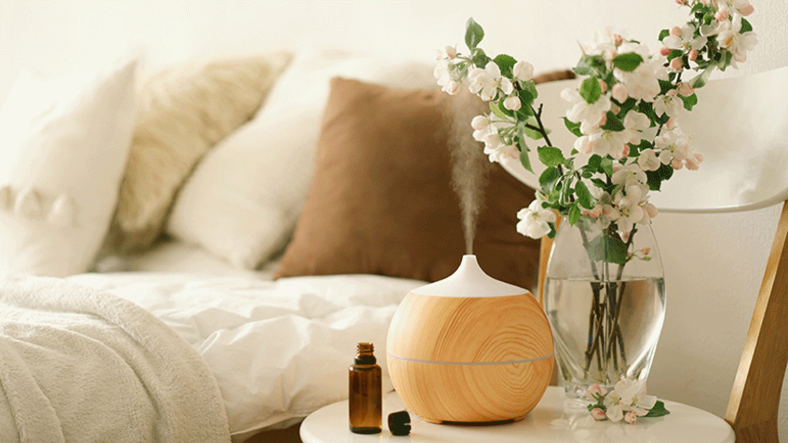 Essential oils in diffuser