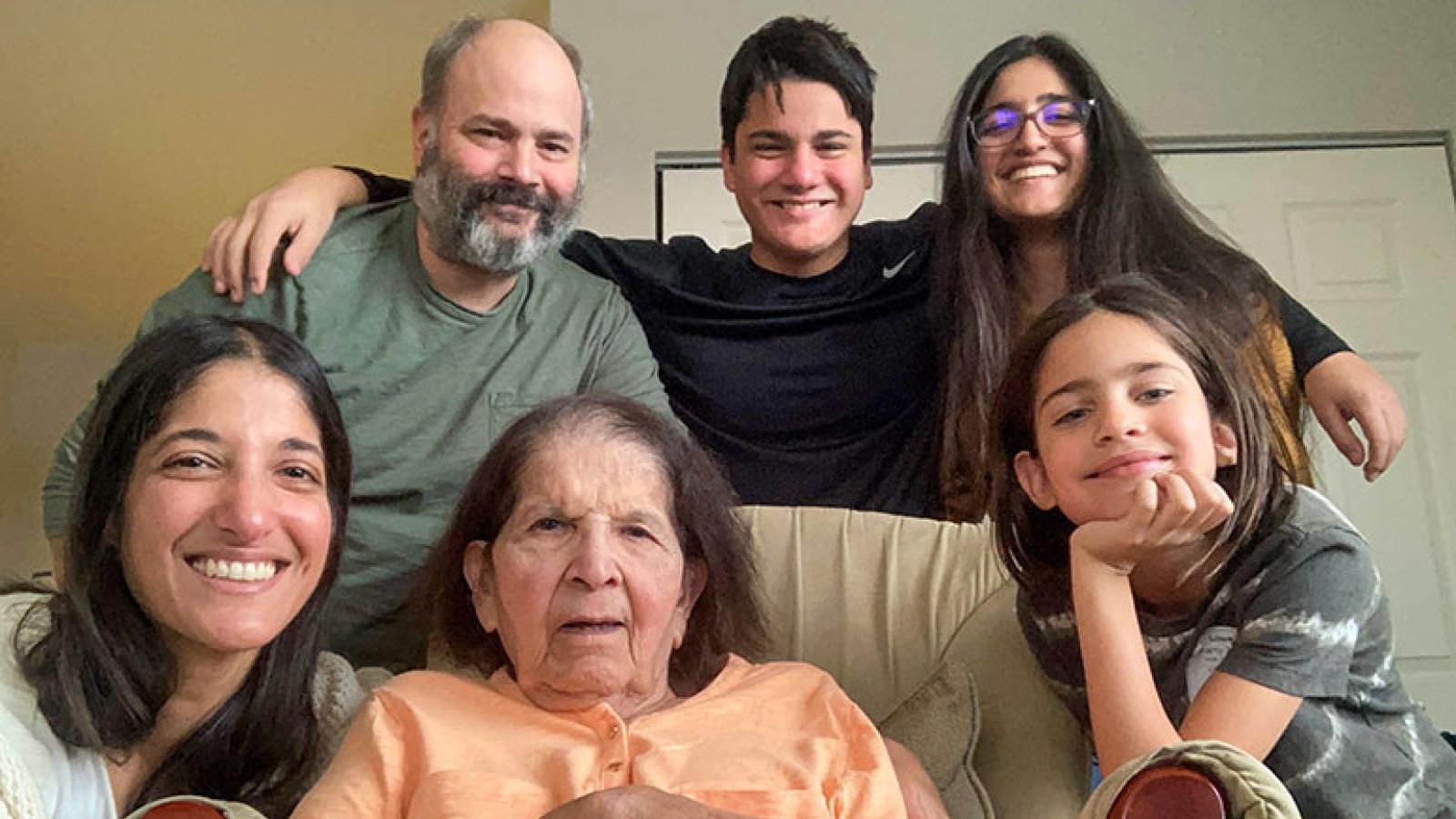 Dr. Lowell with her family