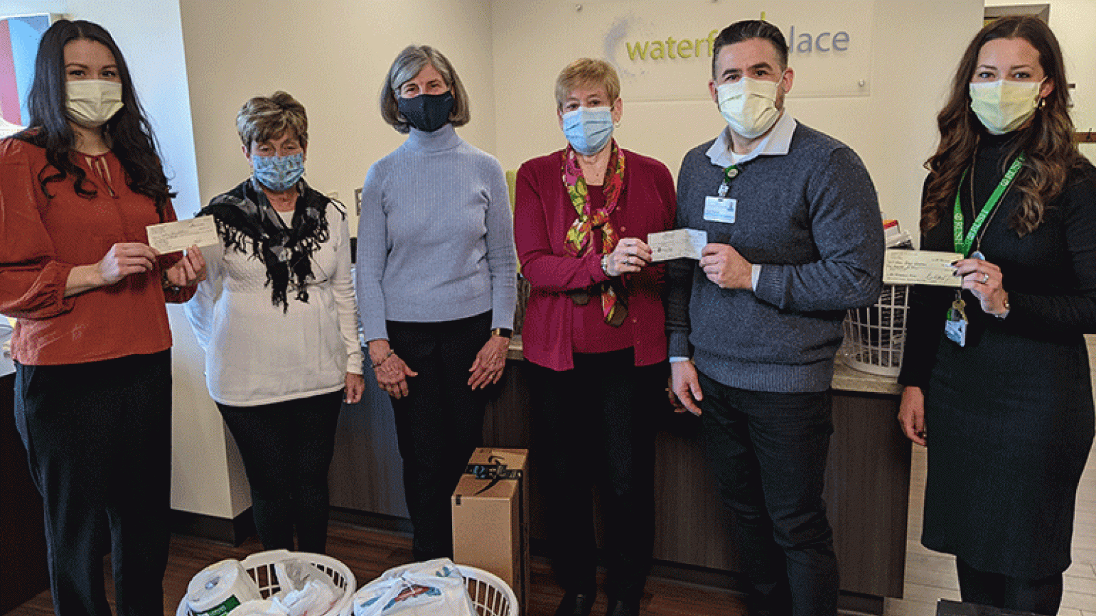 Carillion Lions Club presents donation to Waterford Place