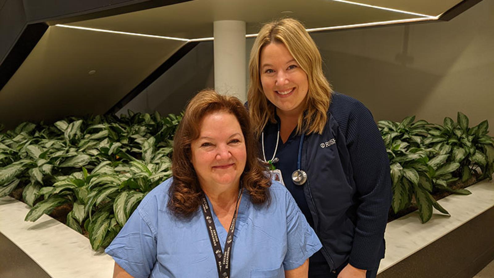Martha Lage and her daughter Stephanie