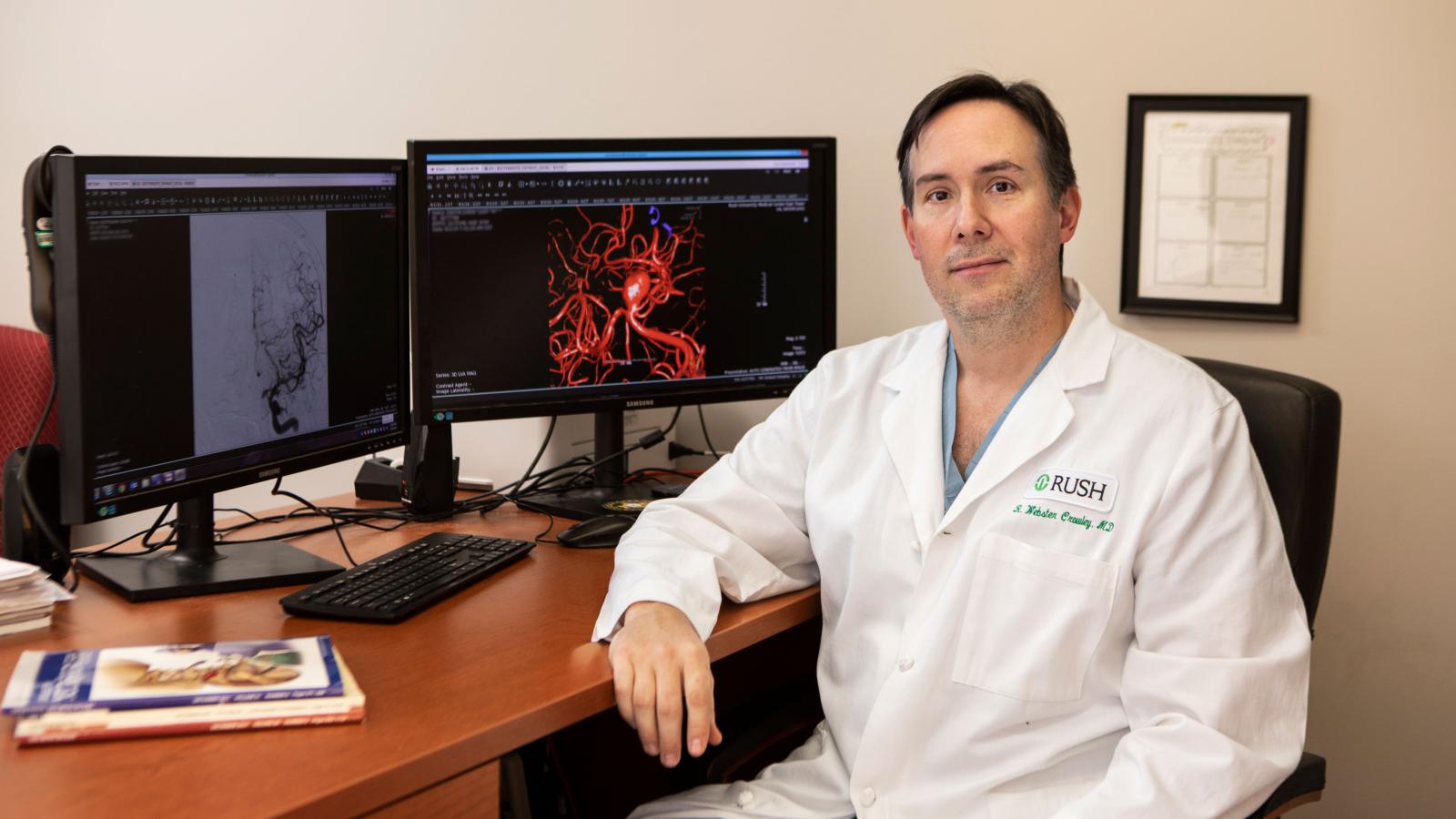 Listen now to a podcast about minimally invasive neurosurgical treatments from RUSH expert R. Webster Crowley, MD.