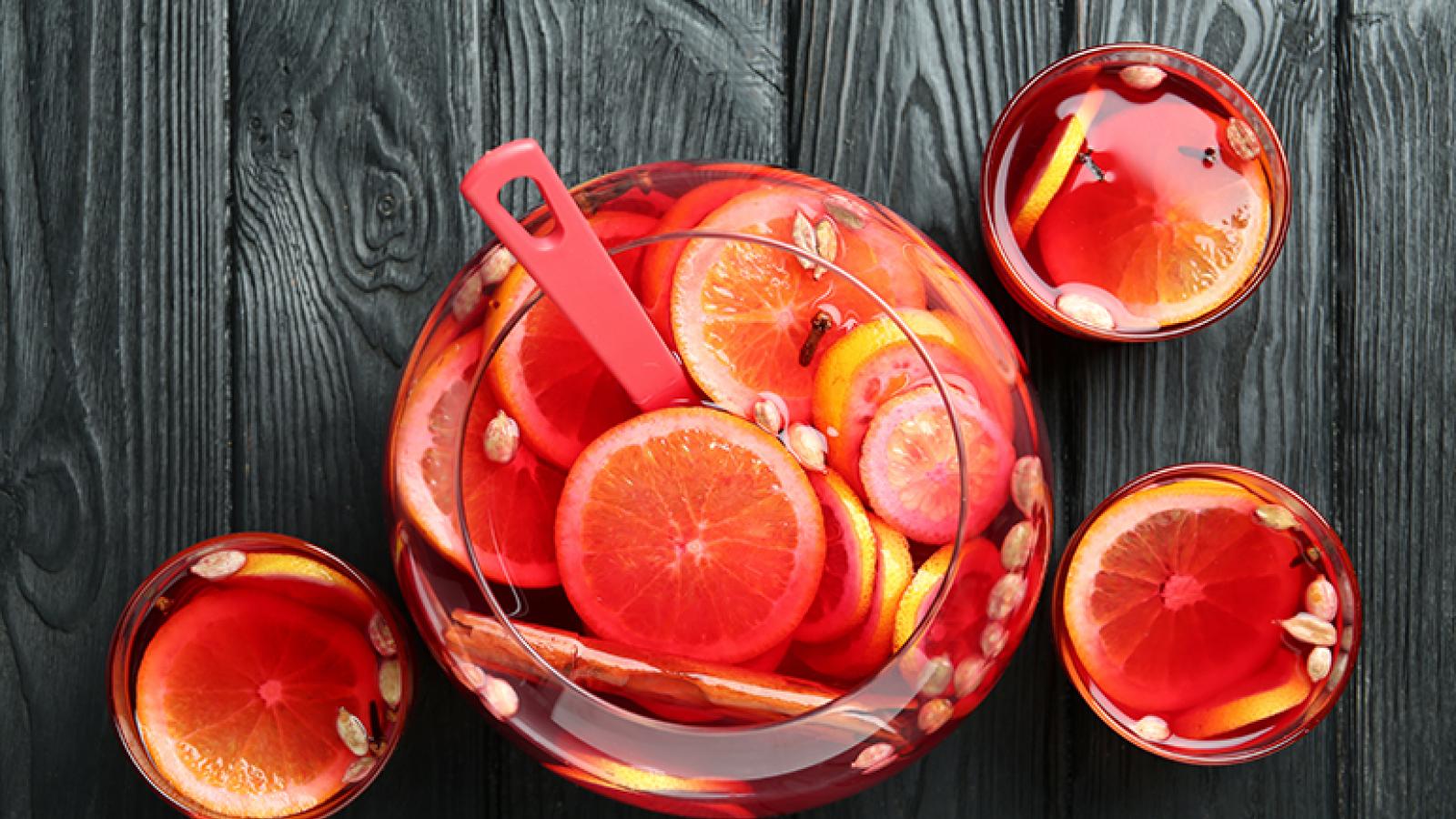 Healthy sangria