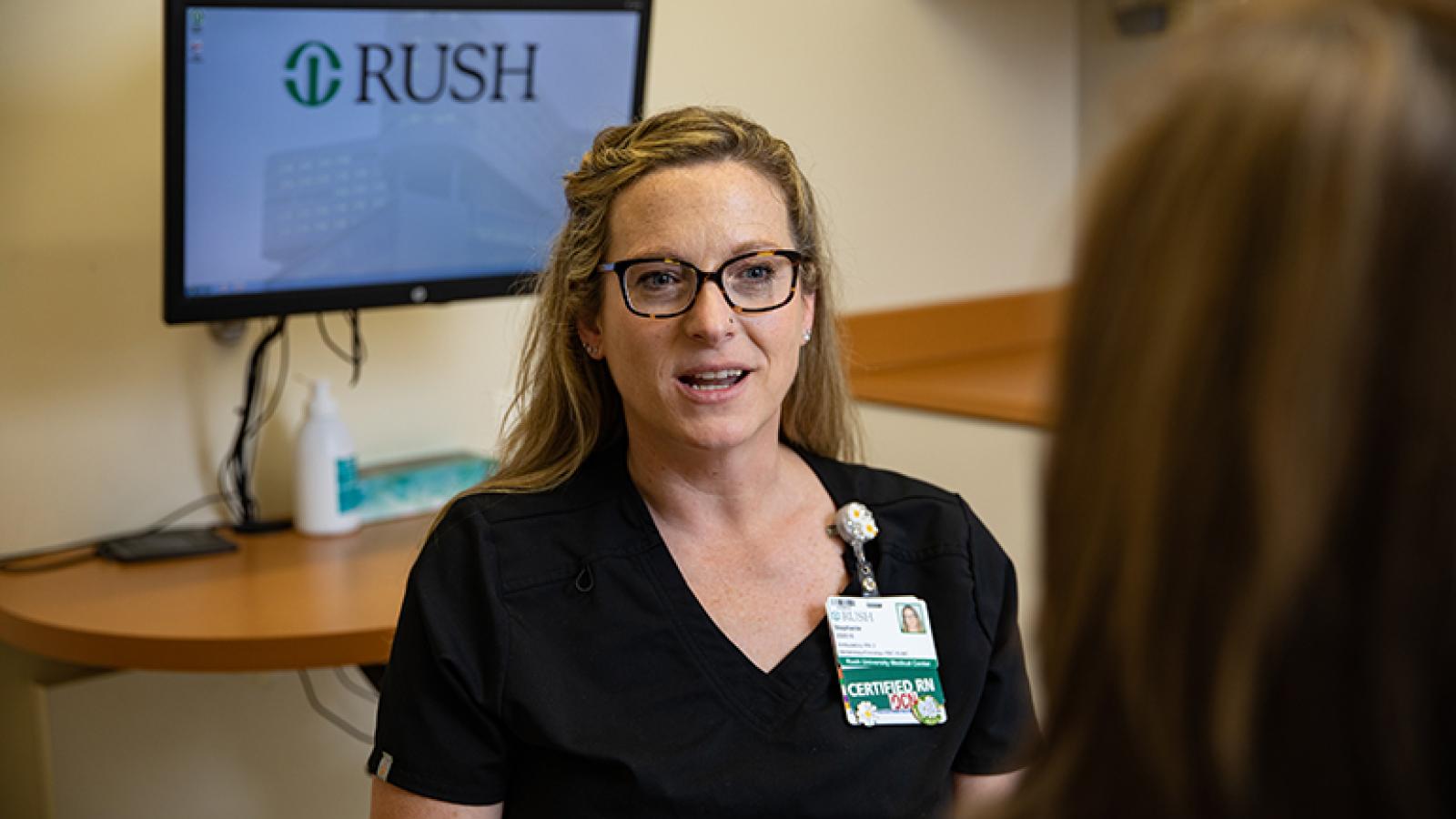 Stephanie Esterland is a cancer nurse navigator