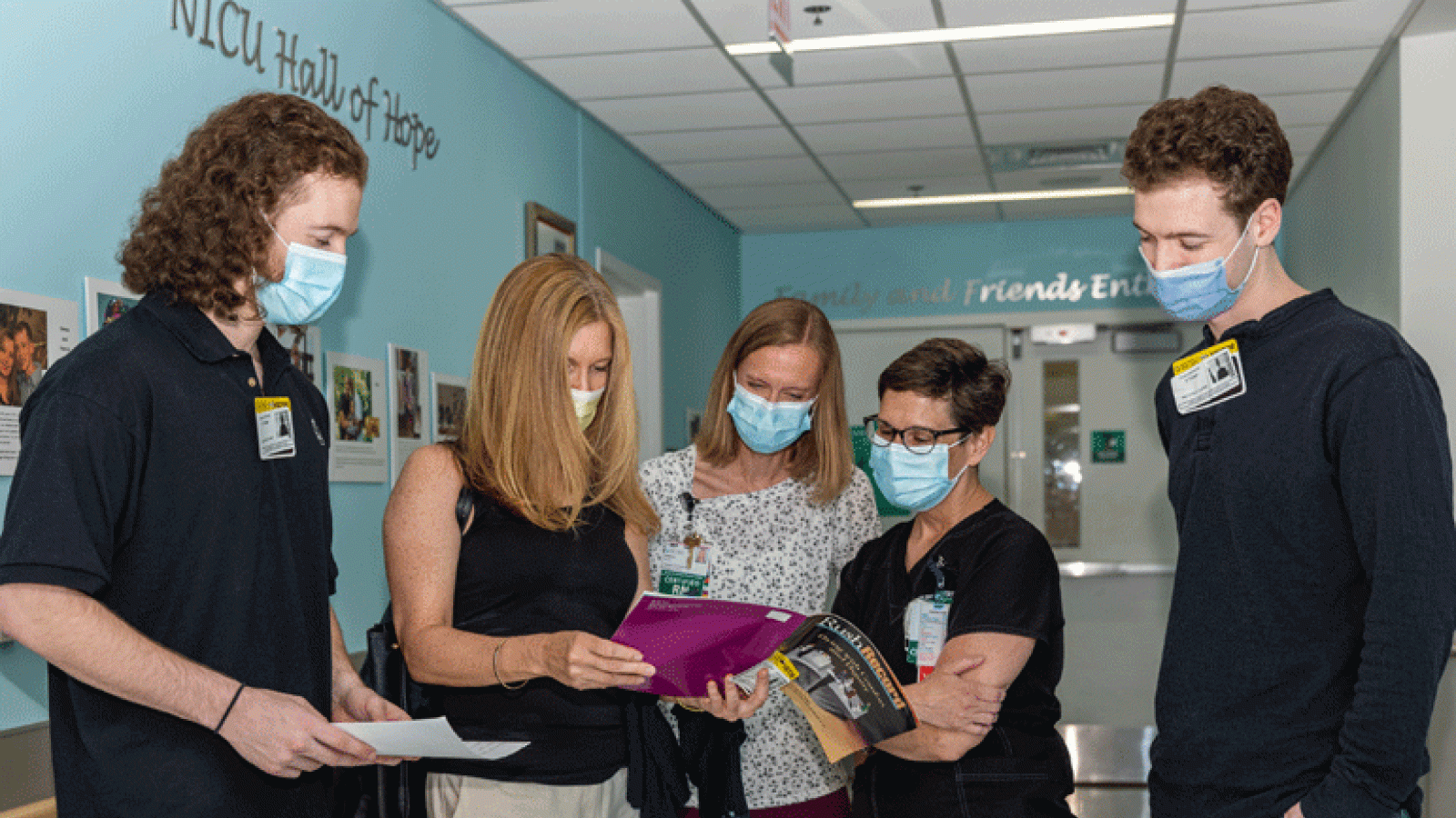 Morgan family share memories with NICU staff