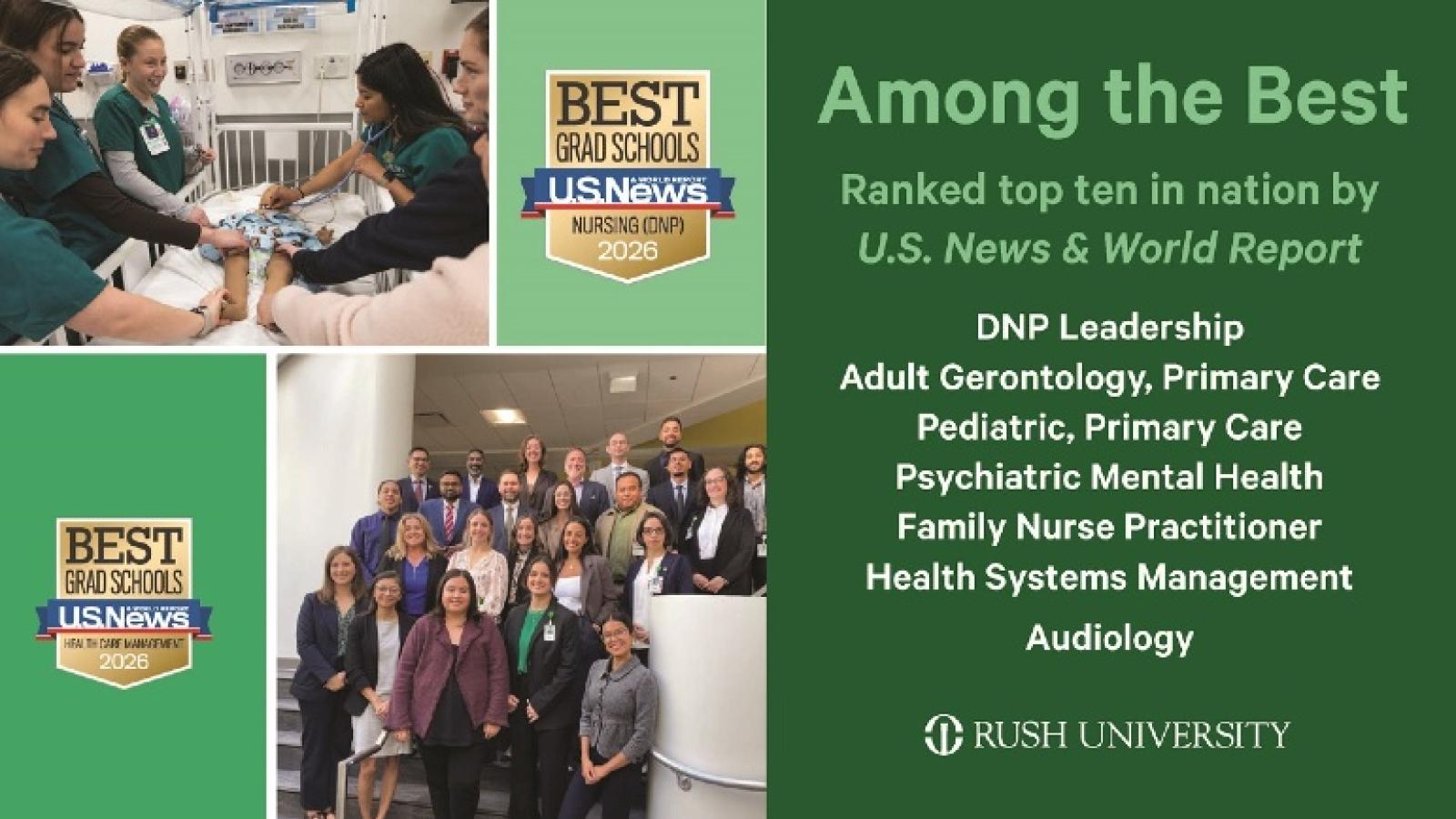 Among the Best - Ranked top ten in nation by U.S. News & World Report