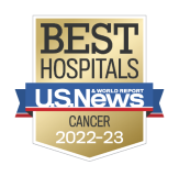 U.S. News badge ranking RUSH one of the best hospitals for cancer care.