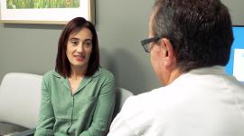 Celia Martinez with Irving Waxman