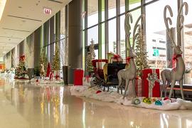 Holiday decorations at RUSH