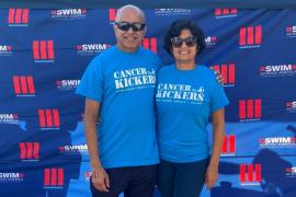 Ganesh Pai at Swim Across America