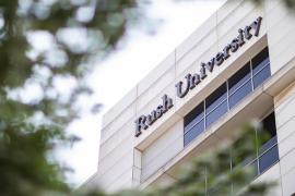 Exterior shot of Rush University