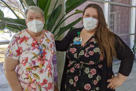 Barb Schumacher and Joan Boska