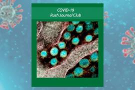 Cover of a publication titled COVID-19 Rush Journal Club