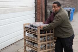 A man delivering food