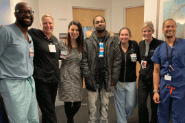 Rush Patient Jermaine Brooks and the Rush University Medical Center ECMO Team