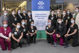 Nurses in the medical intensive care unit at Rush University Medical Center