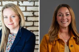 Rush College of Nursing's Linda O’Kelley, MS, RNC-NIC, and Heide Cygan DNP, RN.