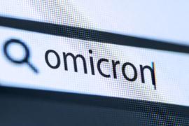 Omicron in search bar