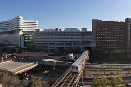 A panoramic view of Rush University Medical Center