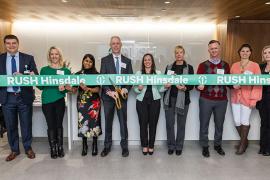 RUSH leaders at RUSH Hinsdale ribbon-cutting event