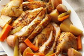 Slow-Cooked Chicken and Vegetables
