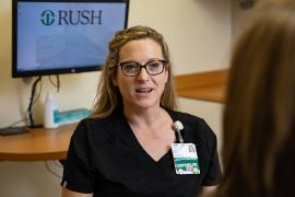 Stephanie Esterland is a cancer nurse navigator