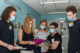 Morgan family share memories with NICU staff