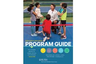 RUSH Copley Healthplex summer program guide cover