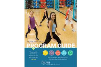 RUSH Copley Healthplex fall program guide cover